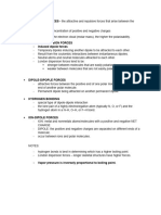 Intermolecular Forces Notes