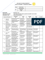 CHN RUBRICS - Benedict's Test