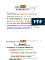 Loops in SPIM