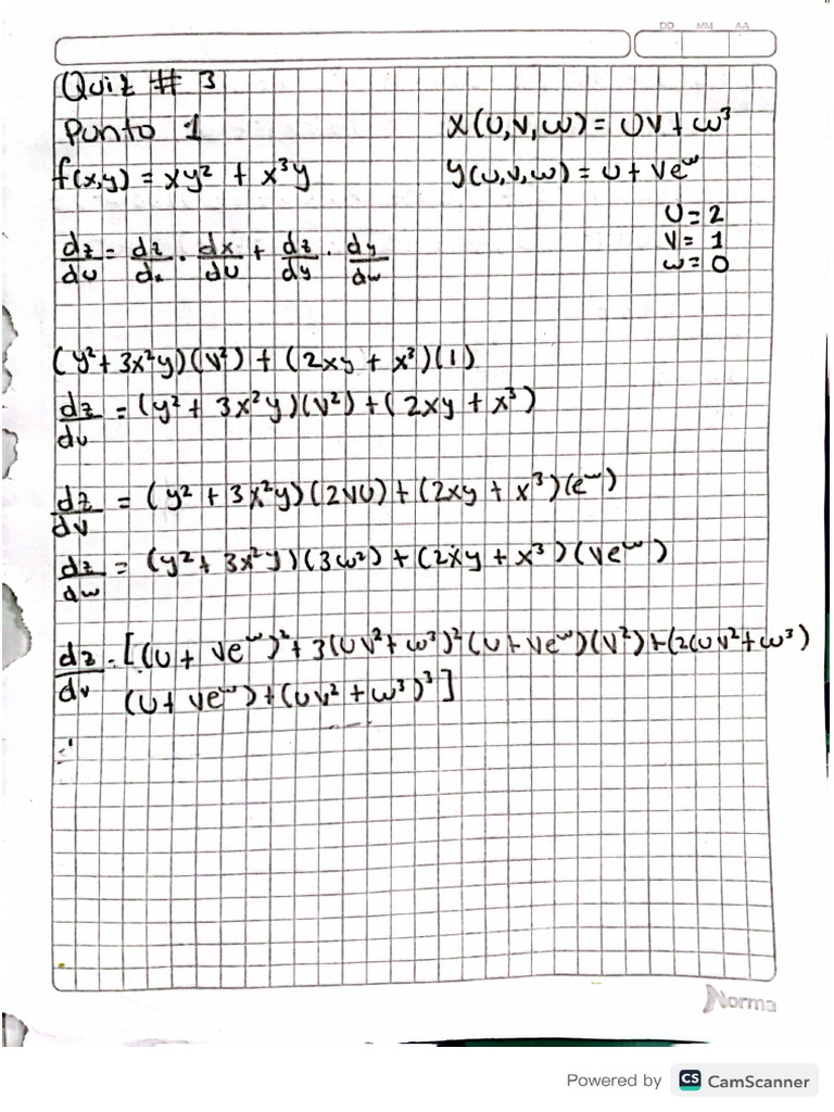 Quiz de calculo pdf