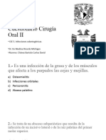 Cuestionario Cirugía Oral II - Eje 5