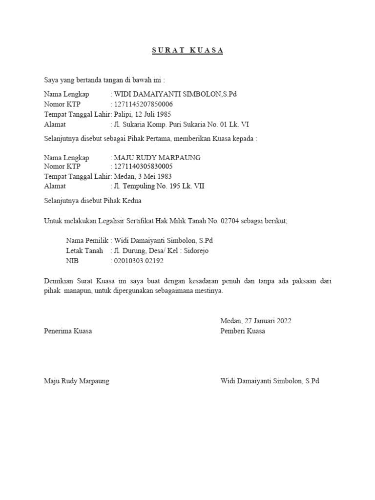 Contoh-Surat-Leges | PDF