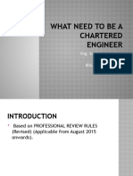 What Need To Be Chartered Engineer