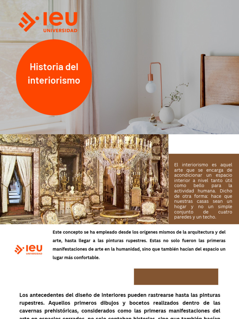 HISTORIA DEL INTERIORISMO | PDF | Arte roquero | Diseño de interiores