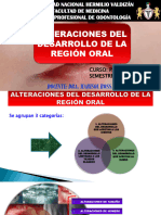 Clase 1 - Principios Generales y Alteracion Del Desarrollo de La Region Oral