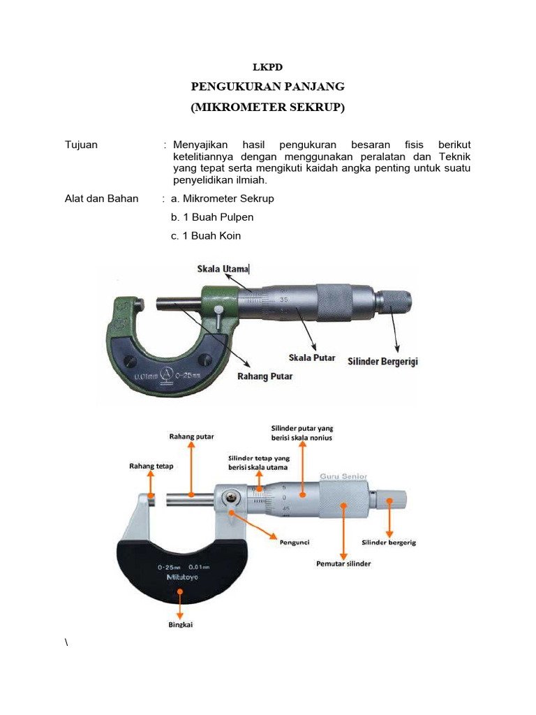 Metrica Faden-Mikrometer 44010 – Messbereich 0-10 Mm, Im Praktischen Koffer
