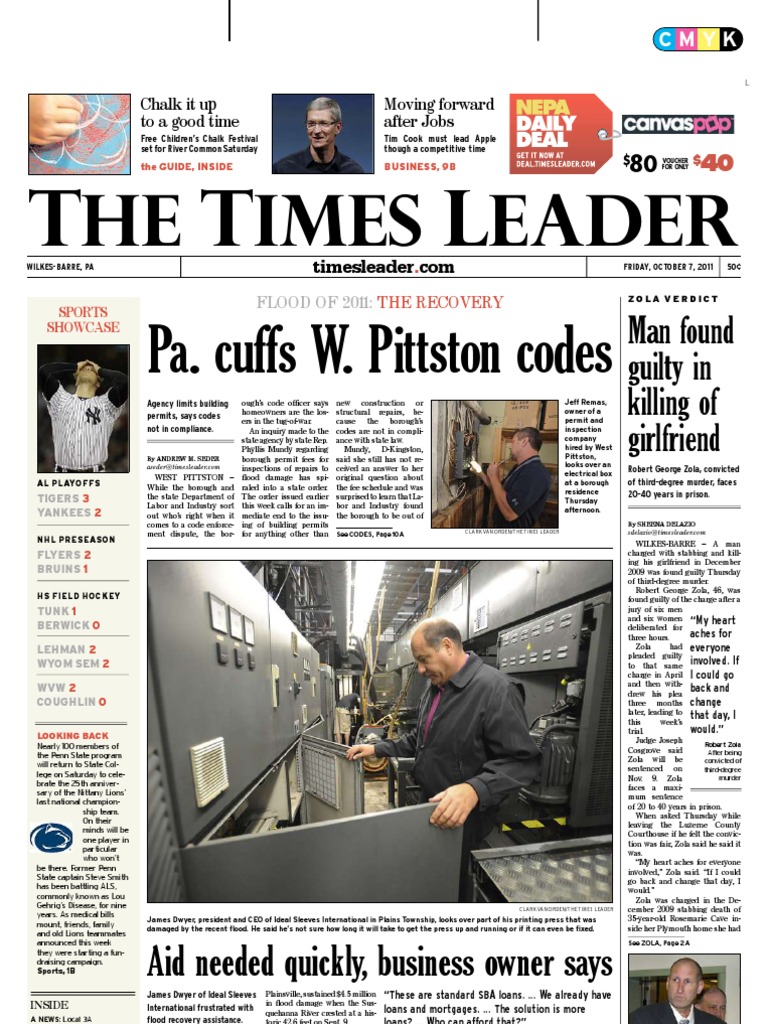 Times Leader 10-07-2011 | PDF | John Mc Cain | Republican Party (United  States)