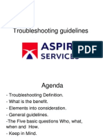 Troubleshooting Guidelines