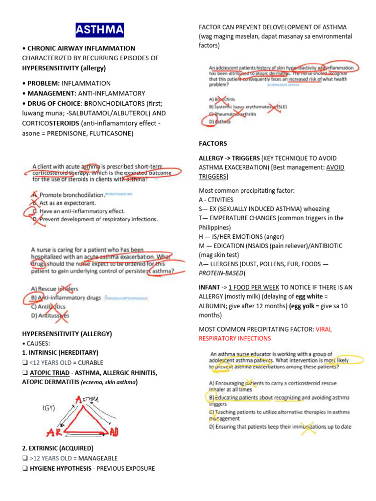 ASTHMA & COPD (Emphysema, CB) (CHAP 20) PDF Chronic Obstructive