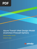 Azure Transit Vnet Deployment Guide Common Firewall Option