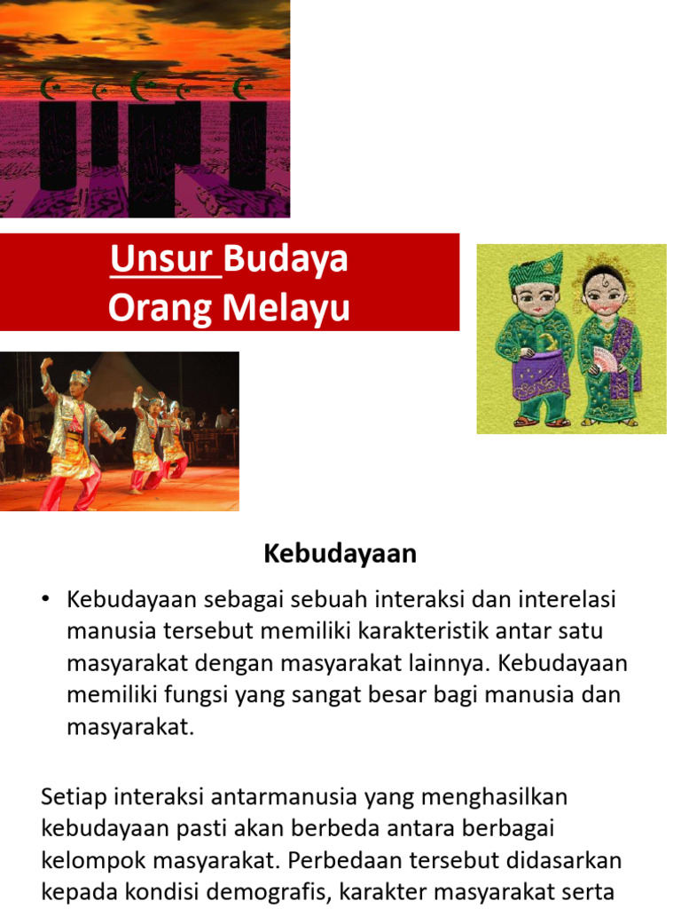 Kuliah 7C Budaya Orang Melayu Riau | PDF