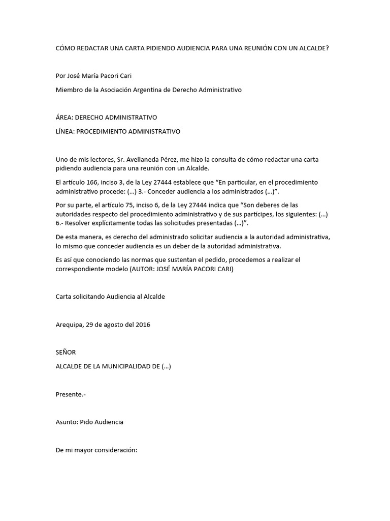 Nota Verbal Pidiendo Audiencia A Un Embajador. – JMNG