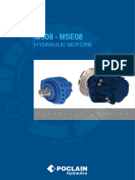 DD 100 Motor Mse08 Poclain Hydraulic Motor