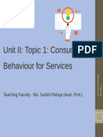 L2 - Consumer Behaviour, Consumer Decision Making and Evaluation of Services PDF