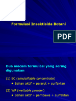 Formulasi Pestisida Botani