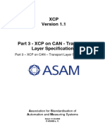 ASAM - XCP - Part3 Transport Layer Specification - XCPonCAN - V1 1 0
