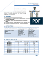 Catalogue - Coriolis Mass Flowmeter