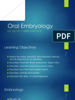 Day 13 - Oral Embryology