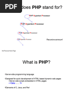 Lecture 7 - PHP - Part 1