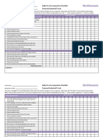 Daily Pre Use Inspection For Powered Industrial Trucks