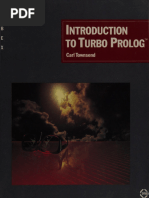 Introduction To Turbo Prolog - Townsend, Carl, 1938 - 1987 - Berkeley - Sybex - 9780895883599 - Anna's Archive