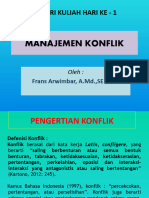 Materi Manajemen Konflik 1