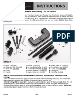 Chain Breaking and Riveting Tool - Instructions