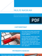 Mata Kuliah Audio & Vieo Design - Penulisan Naskah