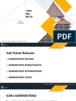 Penggolongan Administrasi (SAP 5) 2022