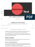 Complete JLPT N5 Counters - Pass Japanese Test
