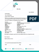 Abdul Rehman DB Offer Letter PDF