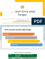 Cemaran Kimia Pada Pangan