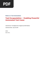 Test Encapsulation Research Paper