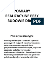 28 Pomiary Realizacyjne Przy Budowie Dróg