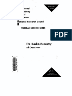 The Radio Chemistry of Osmium.us AEC