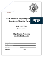 EE 395 Digital Signal Processing