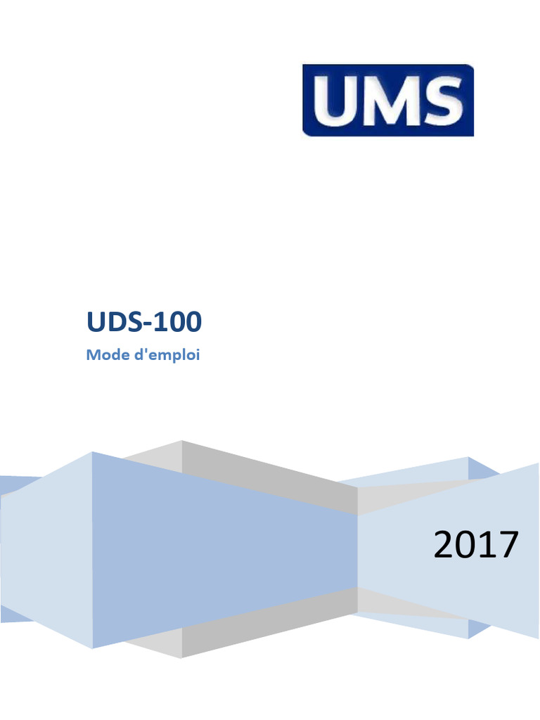 UDS100 Mode D'emploi | PDF | Affaires | Technologie et ingénierie