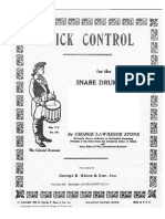 Stick Control For Snare George L Stone