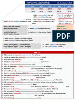 Comparatives and Superlatives