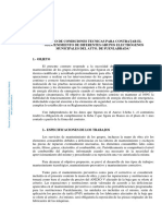 Pliego de Condiciones Tecnicas para Contratar El "Mantenimiento de Diferentes Grupos Electrógenos Municipales Del Ayto. de Fuenlabrada