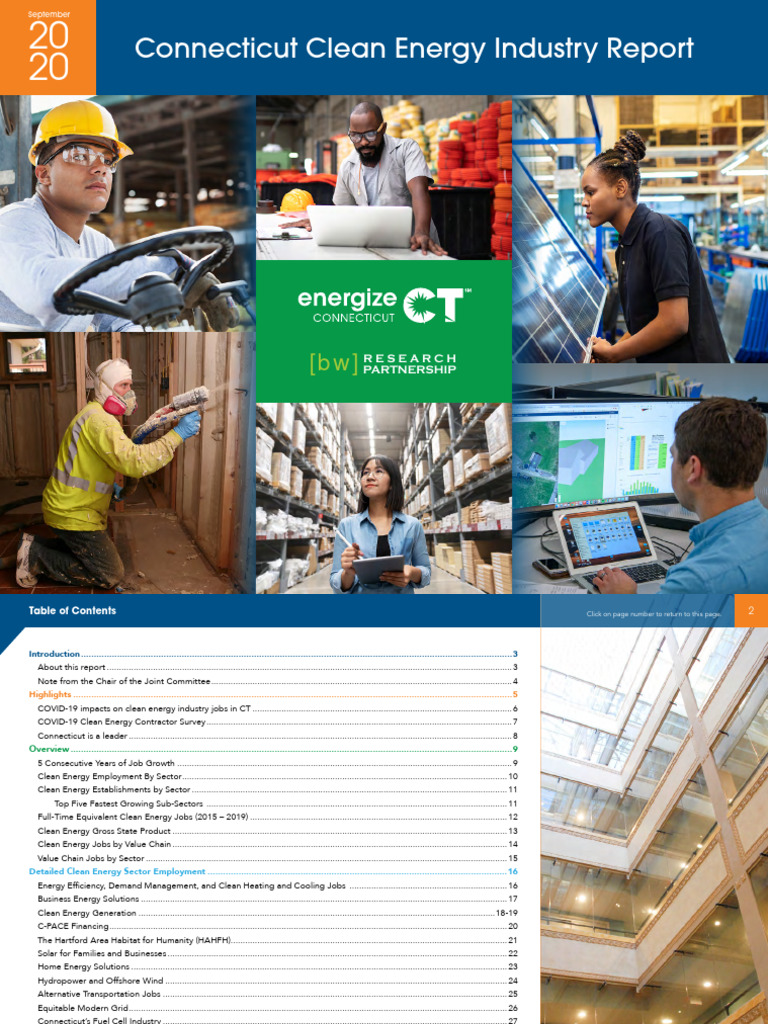 Connecticut Clean Energy Industry Insights | PDF | Sustainable Energy ...
