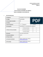 Silabo 2023-II INGENIERÍA DE AGUAS RESIDUALES B