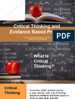 Crithical Thinking Dan EBP