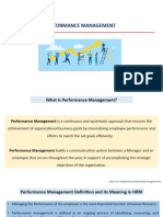 Performance Management