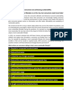 Assignment Case Study_How Consumers Are Embracing Sustainability