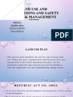 Land Use and Regulations and Safety and Risk Management