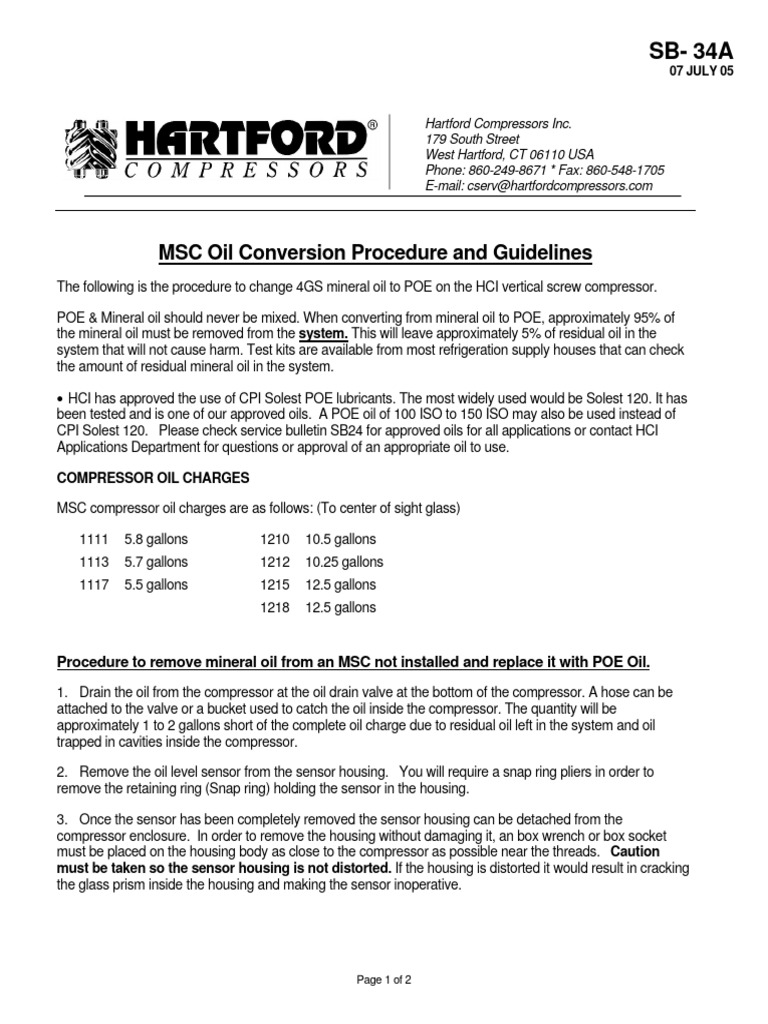 MSC Oil Conversion Procedure and Guidelines | PDF | Manufactured Goods ...
