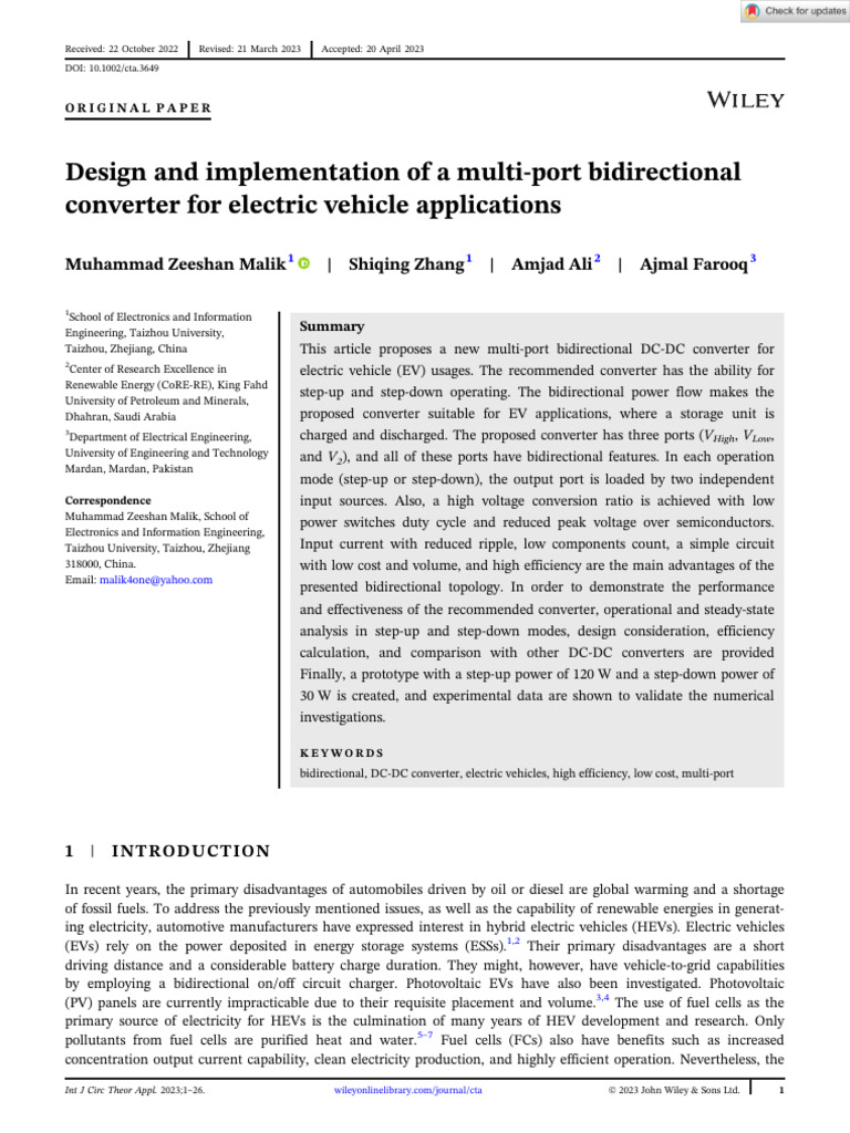 Circuit Theory Apps - 2023 - Malik - Design and Implementation of A ...