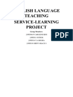 English Language Teaching Service-Learning Project