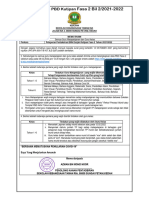 Memo Rasmi PBD Fasa 2 Bil 1-2022